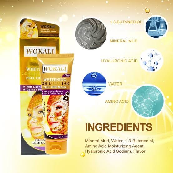 WOKALI Gold Caviar Peel Off Mask