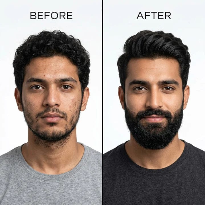 Dr. Alies Professional Beard Growth Oil | Fill Patchy Beard, Stop Itching & Dandruff – Natural 30ml
